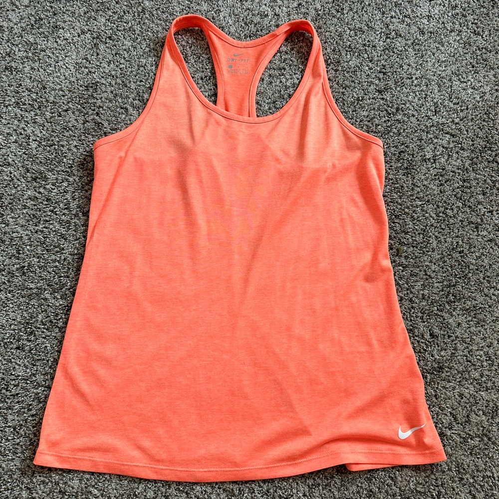 Nike Orange Dri-Fit Tank Top